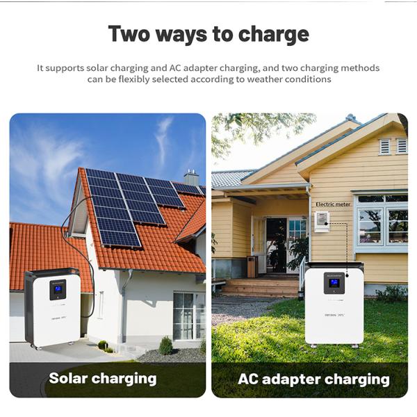 батарея все накопления энергии инвертора 5kw белая 48v 200ah солнечная в одном