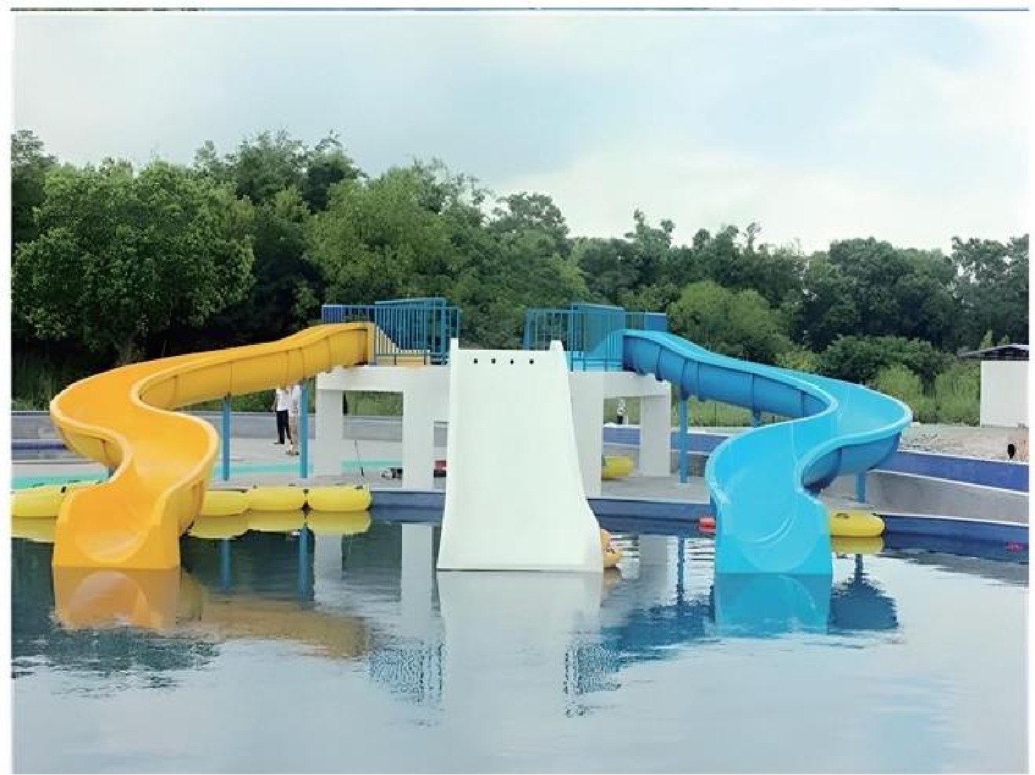 Parent Child Combination Stainless Steel Water Slide Wear Resistant 1.5-2m