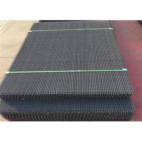 Galvanized or Painted Woven Wire Screen with Plain Weave for Square, Rectangular, and Long Slot Mining Screen Mesh