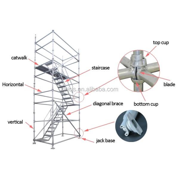 Hdg Heavy Duty Cuplock Scaffolding Parts Вертикальный стандарт