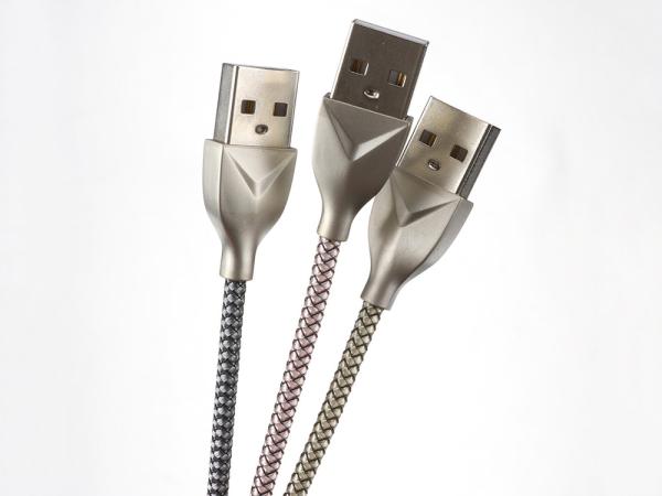 Braied Mesh Andriod USB Extend Data Cable , Fast Charging USB Extension Power Cable