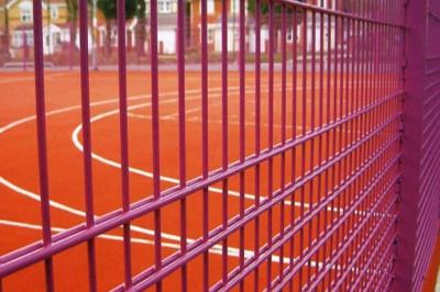 Cerca de fio gêmea Horizontal Welded Panels do Pvc 545 para a segurança
