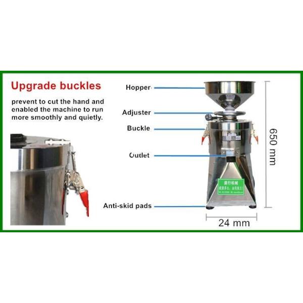 1100W 27kg Mini Peanut Butter Making Machine Stainless Steel 16kg/hr