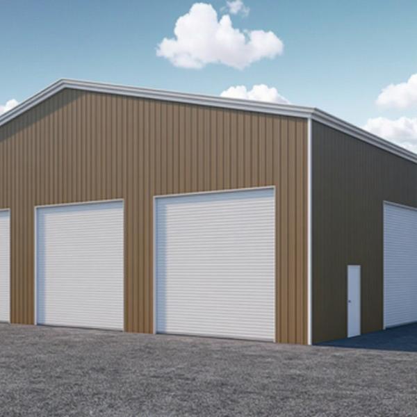 Hurricane Proof Prefabricated Steel Buildings Easy Installation Steel Shed Workshop