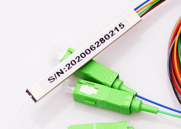 SC APC Connectors Optical Fiber Splitter 1x8 G657 Single Mode
