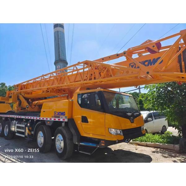 Кран тележки 2015 XCMG 70 используемый тоннами привел кран установленный тележкой QY70K/QY70KH