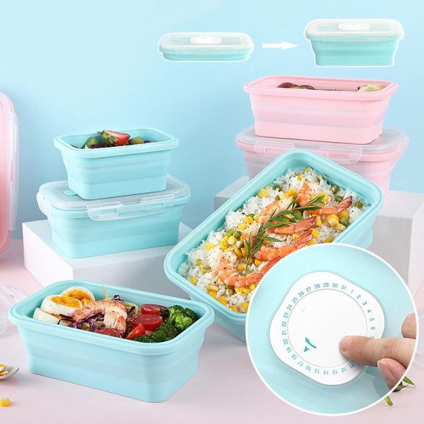 Silicone Food Storage Container 350 550 850 1200ML