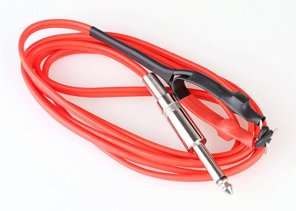 OEM 1.5M Silicone 4 Colors  Tattoo Machine Power Supply Clip Cord