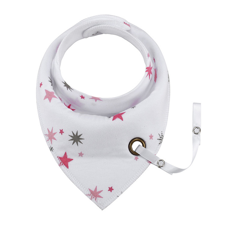 Bibs младенца 100% хлопок Newborn 34x31CM с зажимом Pacifier регулируемым
