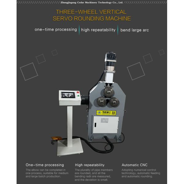 3 Roller 360 Degree Pipe Rolling Machine CNC Pipe Profile Bending Machine