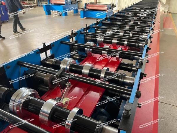No Nails Roof Panel Roll Forming Machine Making Slef Locking Warehouse Roof