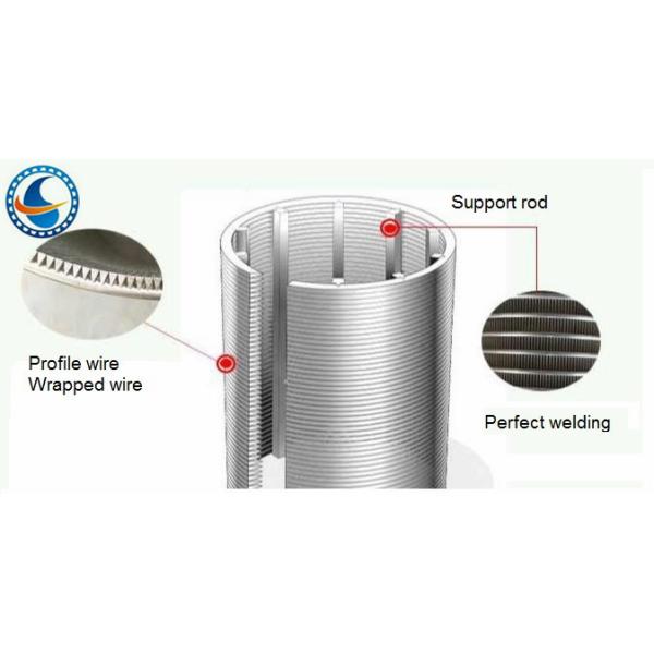 Diameter 251mm Wire Wrapped Screen Stainless Steel 316l