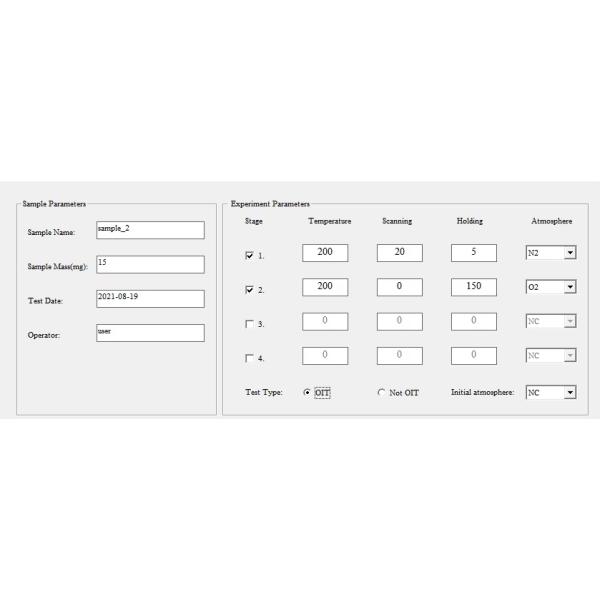 Differential Scanning Calorimeter DSC / OIT Tester Test Melting Point , Glass Transition Temperature