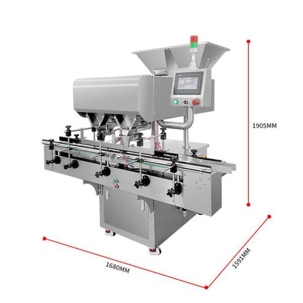 Electronic Automatic High Accuracy Tablet Counting Machine with >99.98% Accuracy Rate and 15,000 Tablets Per Minute for 10~500ml Bottles