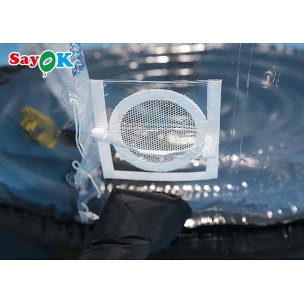 Ткань Оксфорда украшения рождества гигантского шарика раздувная для задворк парков