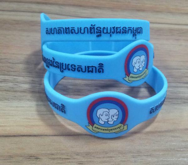 Promotion Gifts Silicone Rubber Parts Personalized Silicone Bracelets Wristbands