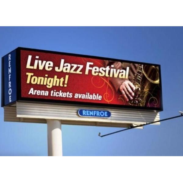 SMD P8 Full Color LED Display Sign , Fixed Advertising Outdoor Video Display Screens