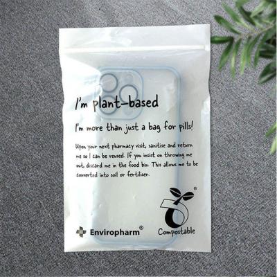 Custom 100% Biodegradable Plastic Recycled Frosted Matte Clothes Ziplock Bag Eva Zipper Pouch Polybags For Clothing