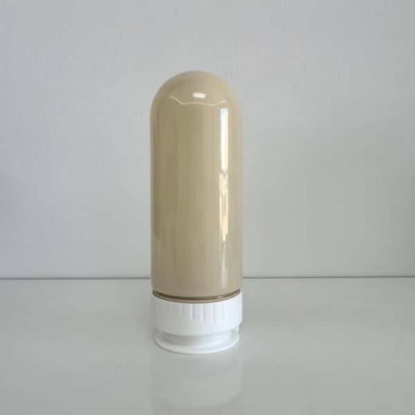 Silk Screen Printing 200ml 250ml Round PET Plastic Bottle with Black Anti Theft Screw Cap Ideal Food Packaging Container