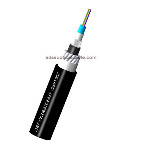 Armored Submarine Fiber Optic Cable , Unitube Non Metallic Sheathed Cable