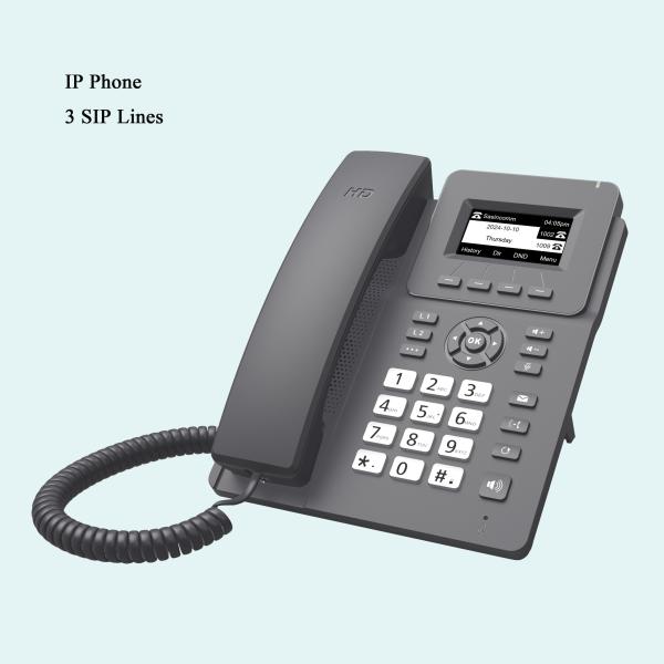 Small Business Cost-Effective VoIP Phone Solution 3-Way Calling Network Switch Caller ID 13 DDS Keys Telephone