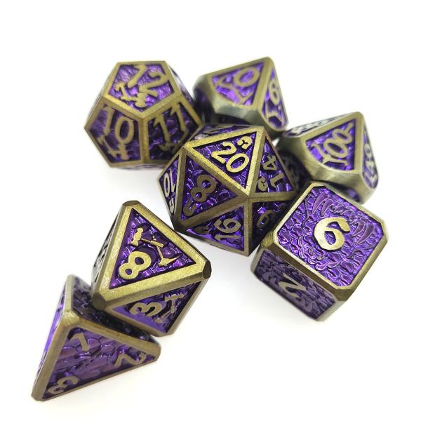 Mini RPG Dice 7 Piece Tiny  Polyhedral Set magic the gather chip Dice Sets