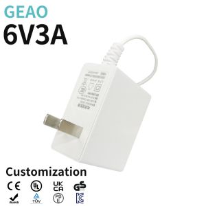 Adaptadores del soporte de la pared del ordenador portátil 6V 3A seguros y fuente de alimentación confiable CQC