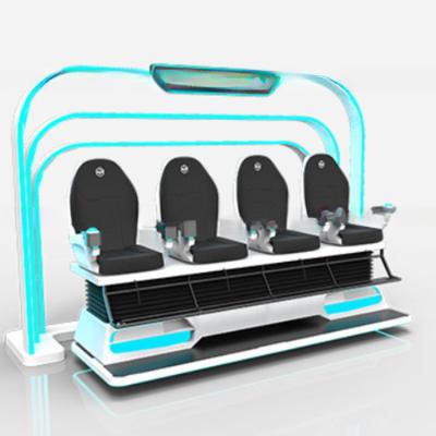 Commercial 9d Vr Cinema 4 Seats 380V Electric For VR Theme Park