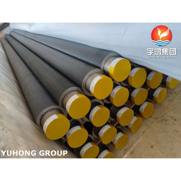 ASTM A376 TP347H HFW Finned Tubes For Process Gas Heater And Process Gas Cooler