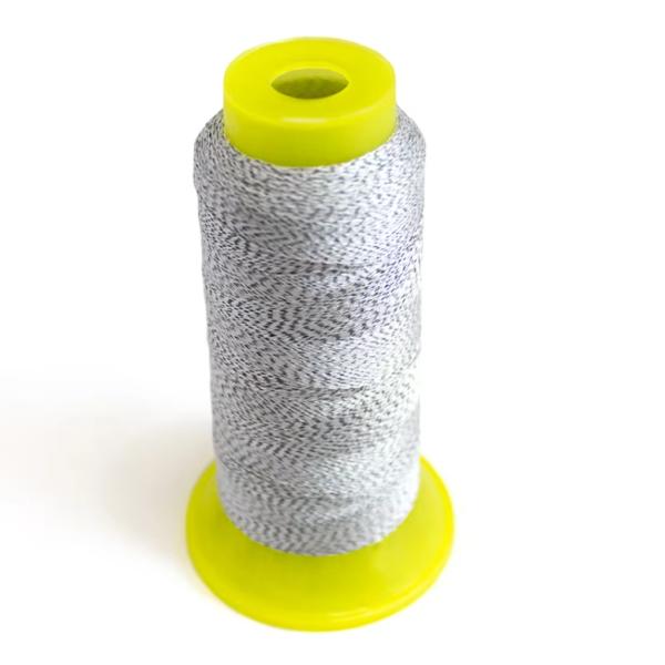 Single Both Side Sewing Iridescent Reflective Embroidery Thread Reflective Yarn For Night Safety