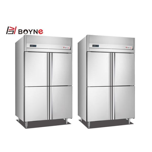 Commercial Stainless Steel Embrco Compressor Four Half Door Trays Insert Refrigerator