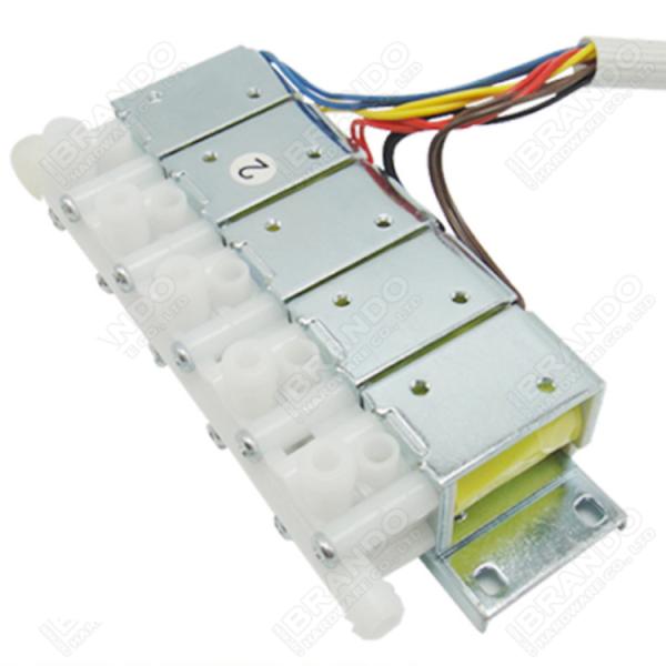 Путь 2 нормально закрывал пластиковый микро- DC клапана соленоида 6V воздуха 12V