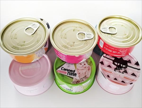 72.9mm Diameter Round Tin Containers 150ml 170ml Convenient Feeding For Pet food
