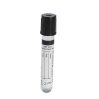Recolección de sangre con vacío desechable para uso médico tubo de citrato de sodio ESR tubo negro