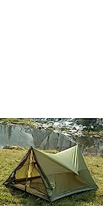 Outdoor ornaments Army Camping Tent, Easy Setup Outdoor Tents Water Resistant Lightweight Portable Backpacking