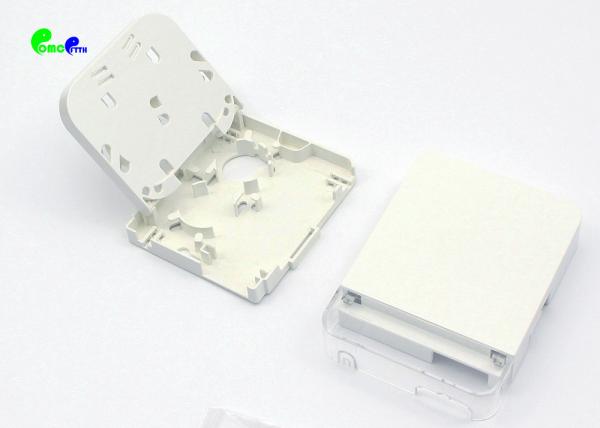 1 2 Ports FTTH Products Fiber Optic Enclosures Wall Mount Termination Box