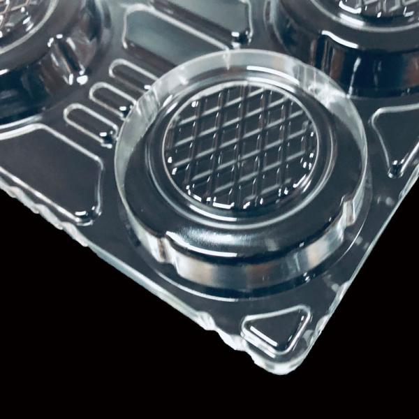 Clear PET 18-Divider Beverage Packaging Tray High Strength Custom Carrier