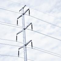 Hongxin Overhead Line Galvanized Suspension Steel Pole Q460 Transmission Pole With Crossarms