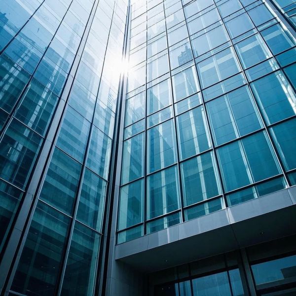Superior Reflective Low E Coated Glass Sheet Curtain Wall Safety Panel