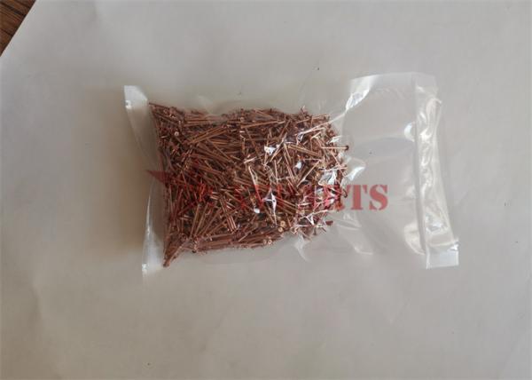 1.5 X 20 Mm Copper Plating Cd Insulation Weld Pins For Boilers And Hot / Cold Equipment