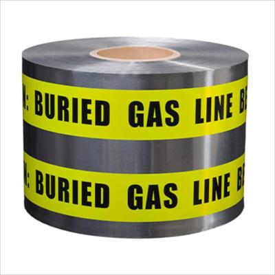 Custom Printed Logo Underground Detectable PE Waterproof  Warning Tape for Warning
