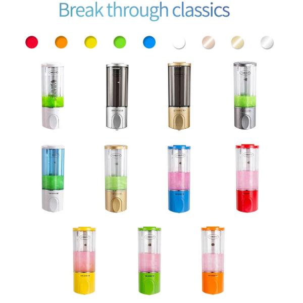 Коммерчески распределитель жидкостного мыла лосьона 350мл шампуня ручной