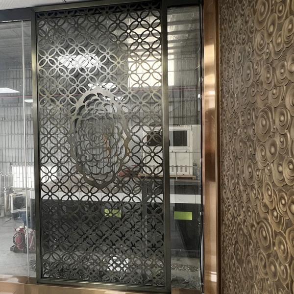 201 304 316 Grade Color Finished Restaurant Stainless Steel Wall Panels 1500mm