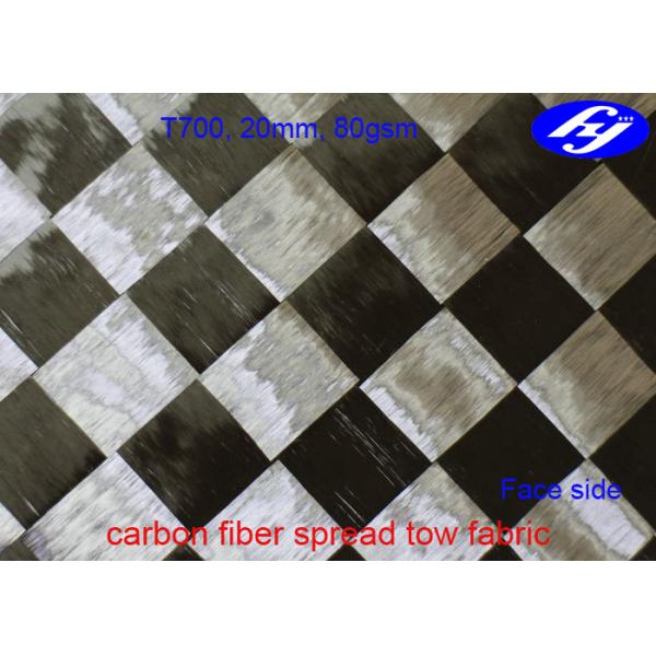 Ultra Light Carbon Fiber Weave T700 20MM Wide 80GSM Spread Tow Carbon Fiber