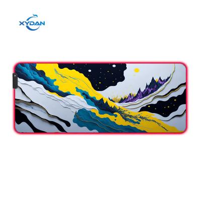 Large Personalise Custom Logo Rgb Gaming Mouse Pads for Gmaing
