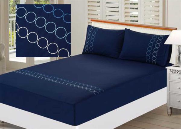 100% Cotton Embroidered Modern Bedding Sets 4Pcs Double Size Bedding Sets