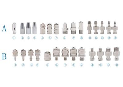 Adaptadores distribuidores do metal da seringa do metal pressão-resistente de alta qualidade