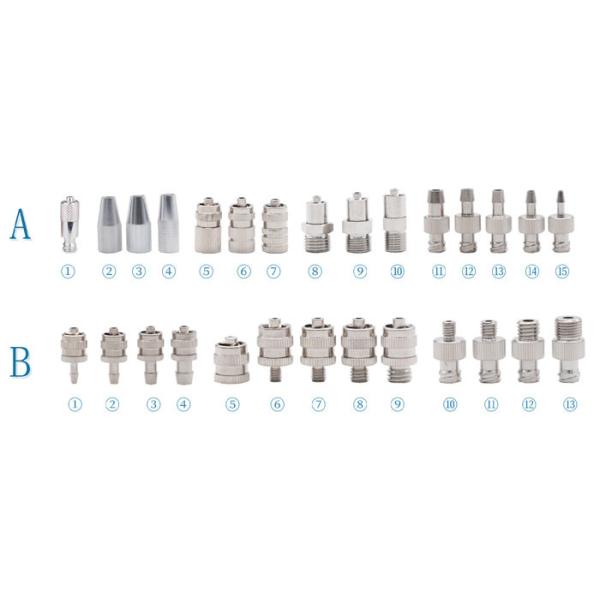 Переходники металла шприца высококачественного давлени-устойчивого металла распределяя