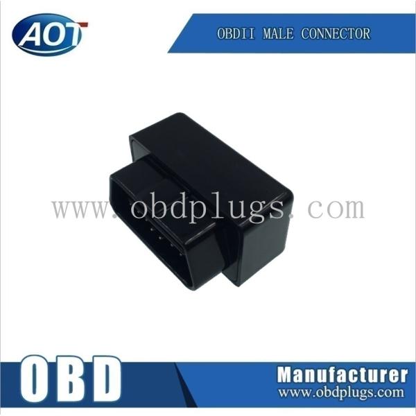 Normal Color ABS Plastic16 Pin J1962 OBD OBD II EML327 OBD2 Enclosure for Offer Drawing