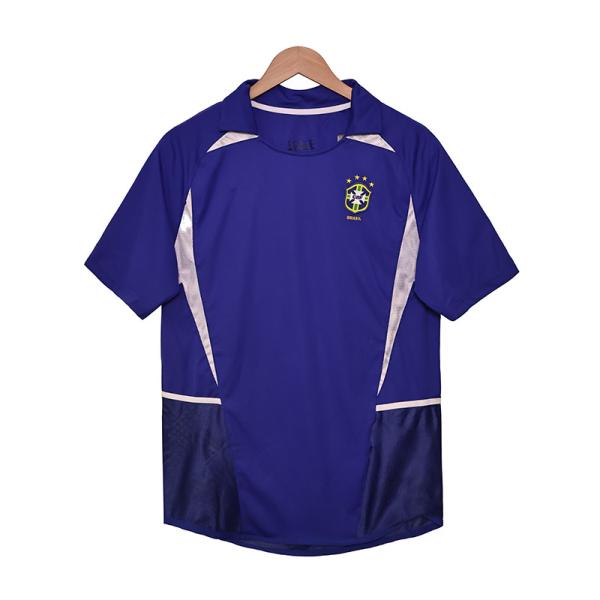 Brésil 2002 Coupe du monde hors du jeu Jersey de haute qualité Réplique personnalisée